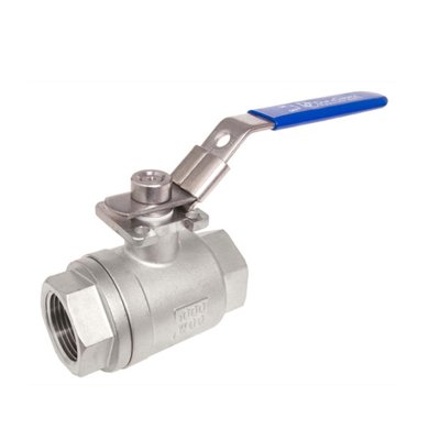 2PC Stainless Steel Threaded Ball Valve