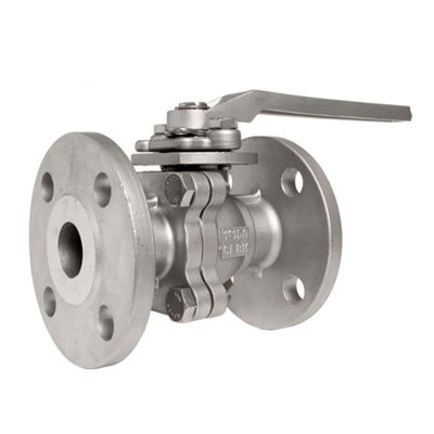 2PC Stainless Steel Flanged Ball Valve